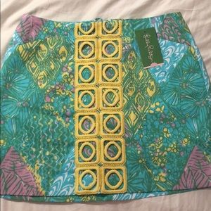 NWT- Lilly Pulitzer Marigold Skort